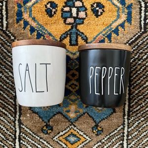 Rae Dunn SALT & PEPPER Ceramic